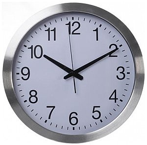 Perel Perel ALUMINIOWY ZEGAR SCIENNY -  40 cm WC103