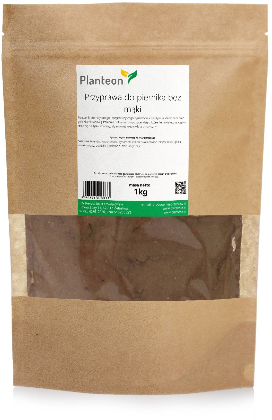 Planteon Przyprawa do piernika bez mąki 'Zimowe otulenie'  1kg