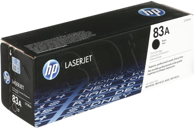 HEWLETT-PACKARD Toner HP CF283A (oryginał HP83A HP 83A; 1 500 stron; czarny) CF283A