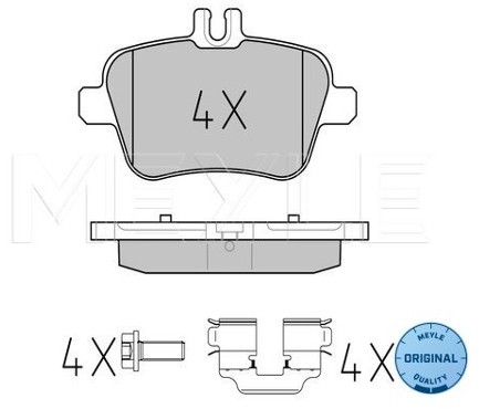 Wulf Gaertner Autoparts Zestaw klocków hamulcowych, hamulce tarczowe Wulf Gaertner Autoparts 025 248 4818