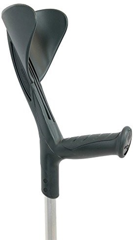 GIMA crutch wysokość felg henverstellbare aluminiowa czarnym kolorze 43100