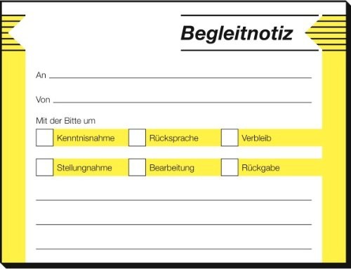 Sigel hf142 przyczepnych Notatka towarzyszące Notatka 100 X 75 MM HF142/1