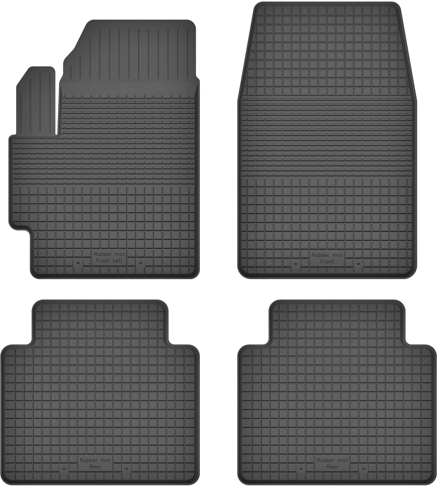 MotoHobby Toyota Prius III (2009-2015) - dywaniki gumowe korytkowe