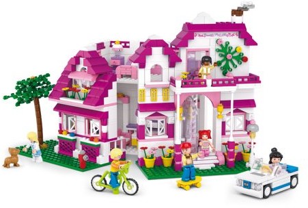 Sluban M38-B0536 zestaw budowlany dziewcząt-marzenie Villa