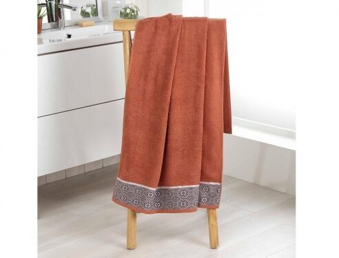 Douceur RĘCZNIK JACQUARD - MIEDZIANY 90x150 3574388013800