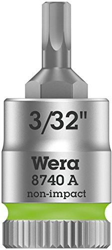 Wera wewnętrzna klucz nasadowy sześciokątny 1/4 (6.3 MM) 8740 A Całkowicie stalowe cyklop 05003381001