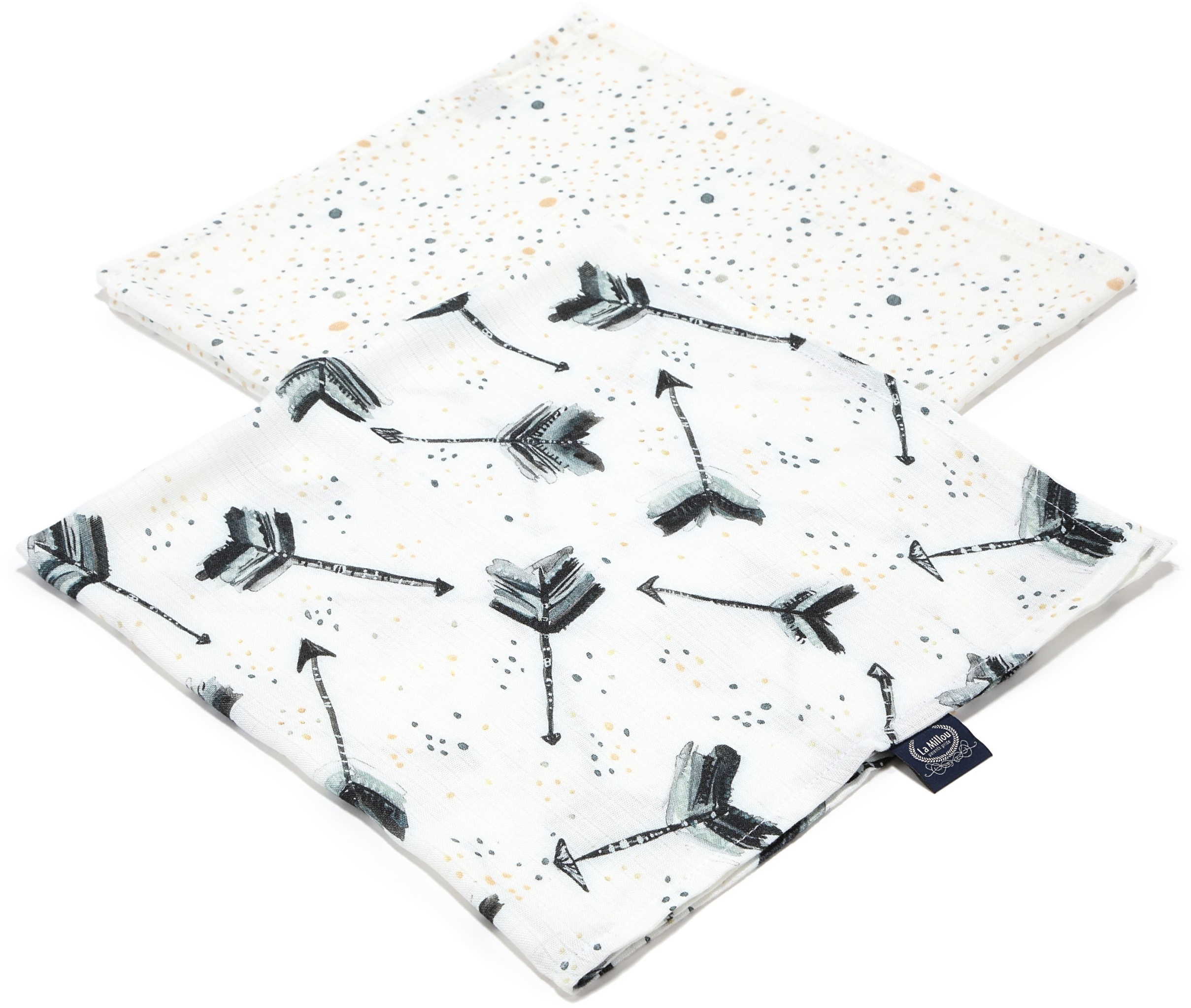 La Millou 2 Pack Pieluszek Bamboo Muślin Arrows