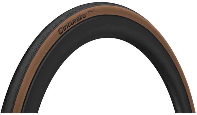 Pirelli Pirelli Cinturato Velo Opona zwijana 700x26C TLR, czarny/brązowy 26-622 | 700x26C 2022 Opony bezdętkowe 335004006