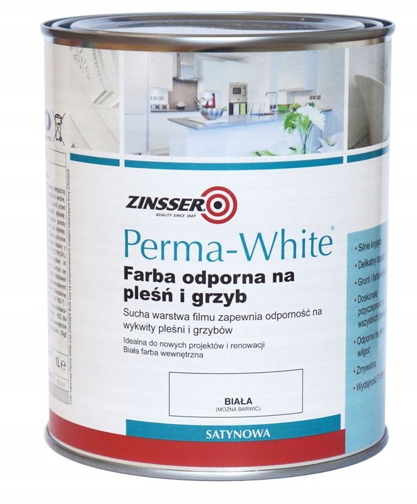 Perma-white 0,96L Farba Antypleśniowa Rustoleum