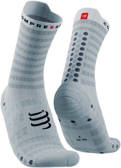 Compressport Skarpetki do biegania ProRacing Socks V4 ULTRALIGHT RUN HIGH białe