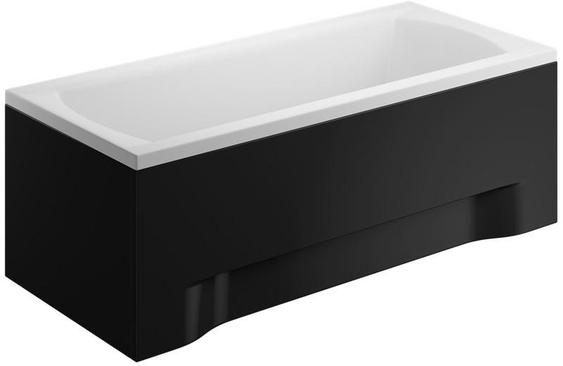 Polimat Medium obudowa akrylowa do wanny prostokątnej - panel boczny, kolor czarny 80cm 00866 00866