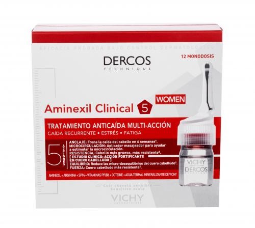 Vichy Dercos Aminexil Clinical 5 preparat przeciw wypadaniu włosów 12x6 ml