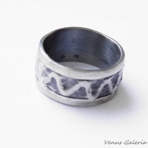 Skagen Obrączka srebrna - Neptun 975