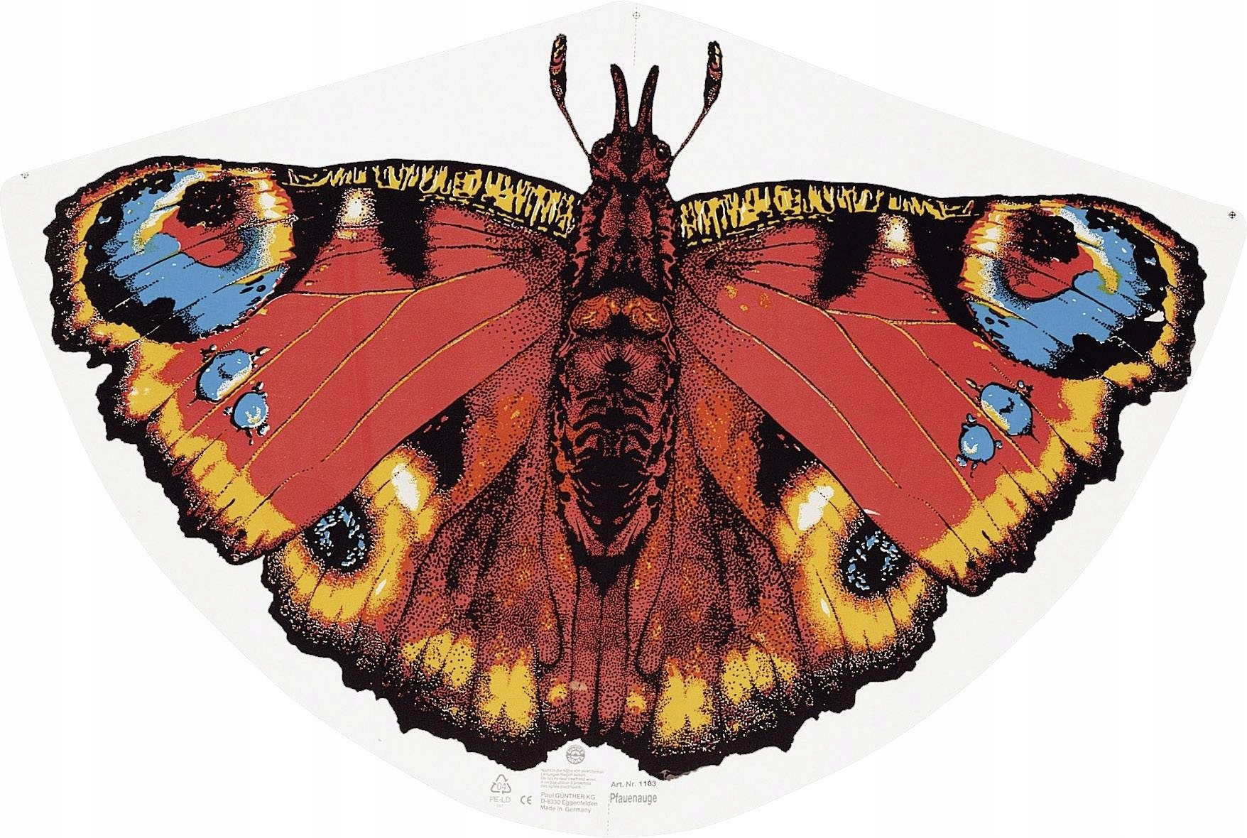 Latawiec Pawie Oko Motyl Conrad 90CM