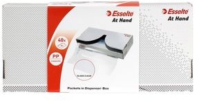 Esselte Koszulki krystaliczne A4 55mic At-Hand 40) w pudełku LE6222