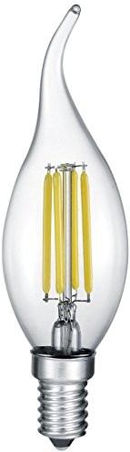 Trio Leuchten LED żarówki E14 Wind szklane włókno odporne na uderzenia Kerze 4 W, 3000 K, 400 LM 990 400 990-400
