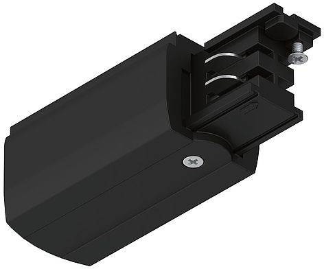 Paulmann ProRail3 End zasilanie lewa Czarny 230V metal/tworzywo sztuczne 3-faz PL91363) PL91363