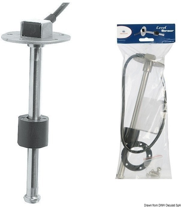 Osculati Osculati Stainless Steel 316 vertical level sensor 10/180 Ohm 22 cm