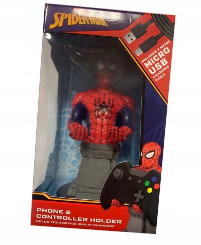 Figurka Spiderman - stojak na kontroler+ kabel Usb