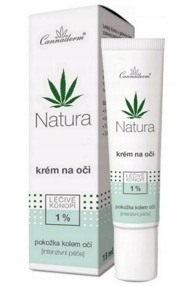 Cannaderm Natura krem pod oczy 15ml | nawilżający