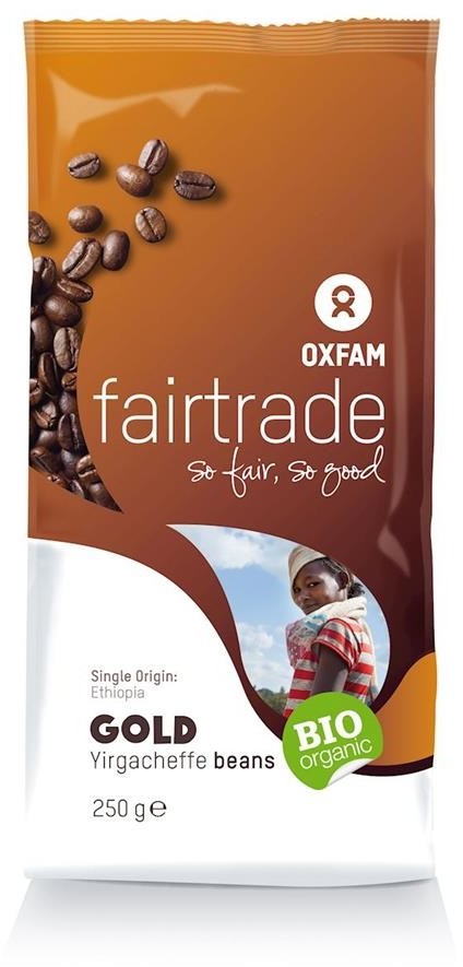 Oxfam Fair Trade (FT) KAWA ZIARNISTA YIRGACHEFFE ARABICA ETIOPIA FAIR TRADE BIO 250 g - OXFAM bioplanet-8901