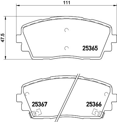 HELLA PAGID - Pagid GmbH) PAGID - Pagid GmbH) 8DB 355 020-611 8DB 355 020-611