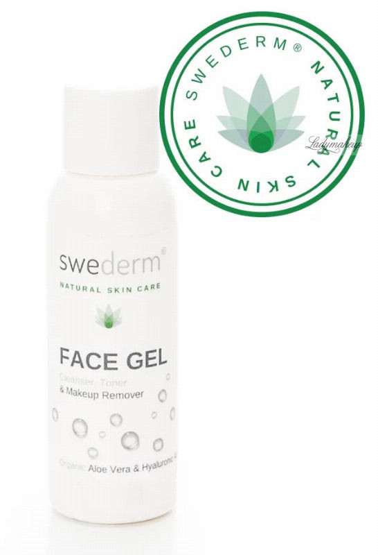 Swederm Swederm - Face Gel - Cleanser, Toner & Makeup Remover - Small - Wielofunkcyjny żel aloesowy do mycia twarzy 3w1 - 15 ml