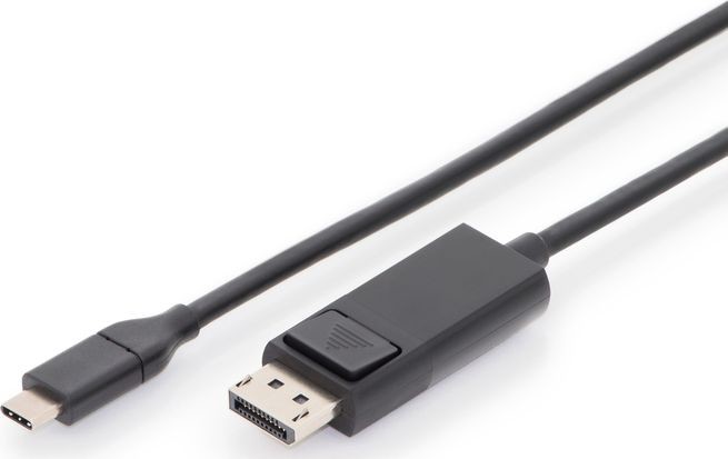 Digitus Kabel USB USB-C DisplayPort 2m Czarny AK-300333-020-S AK-300333-020-S