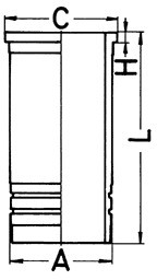 KOLBENSCHMIDT Tuleja cylindrowa KOLBENSCHMIDT 89862110