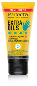 DAX Cosmetics Extra Oils Silikonowe rękawiczki krem-olejek do rąk paznokci i skórek 80ml, 80 ml 5900525062840
