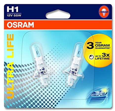 Osram Cool Blue Intense H1, 64150 CBI, 12 V,, Ultra Life, podwójny blister 64150ULT-02B