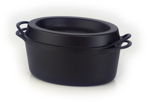 Le Creuset Doufeu brytfanna owalna, 32 cm, czarny, 32 cm 25084320000460