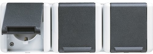 Jung JUNG 8230 W gniazdo wtykowe Schuko 3 kieszeń 8230W