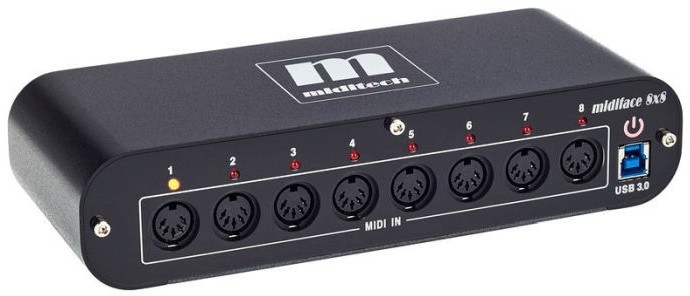 MidiTech MIDIFACE 8x8 - MIDI Interface