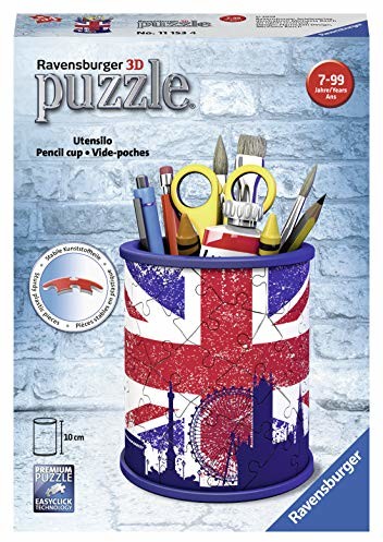 Ravensburger 3D Puzzle pojemnik na długopisy Union Jack 11153 4005556111534