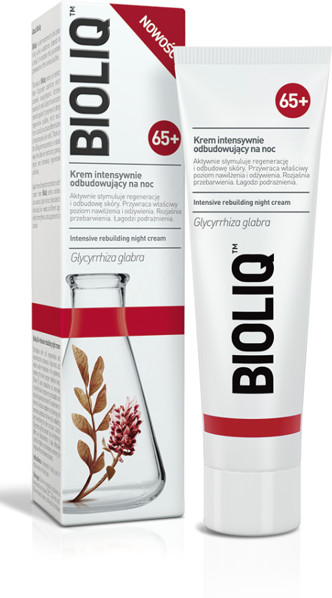 Bioliq Krem intensywnie odbudowujący na noc 65+ 50ml 55534-uniw