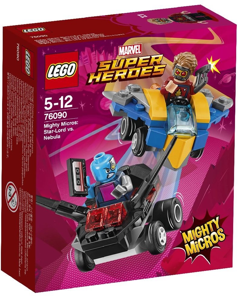 LEGO SUPER HEROES, klocki Star-Lord vs. Nebula 76090