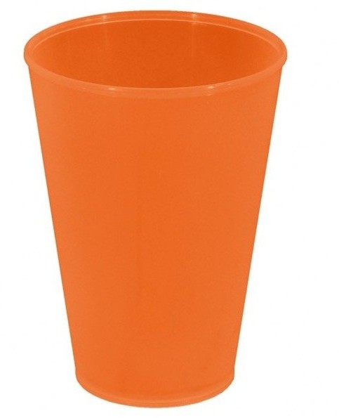 ELEO-T Kubek plastikowy pomarańczowy 250ml SE2172
