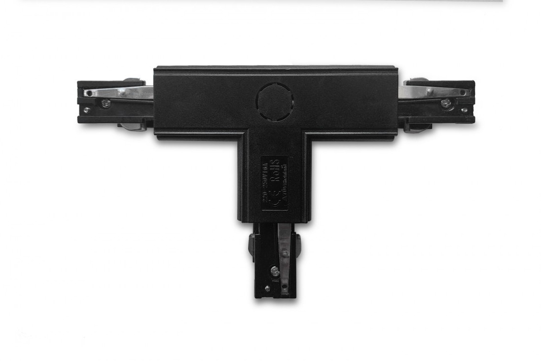 Azzardo Track 3Line T Connector Right black)