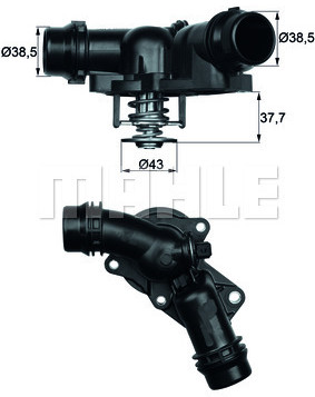 VEMO Termostat układu chłodzenia V15-99-1903-1