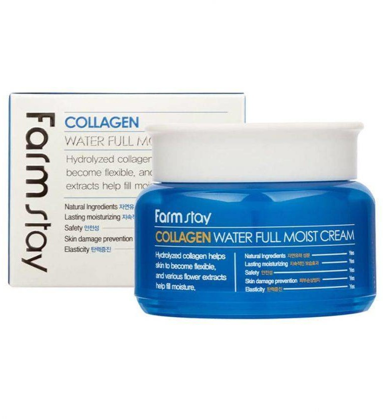 Farm Stay Collagen Water Full Moist Cream kolagenowy nawilżający krem do twarzy 100g 94523-uniw