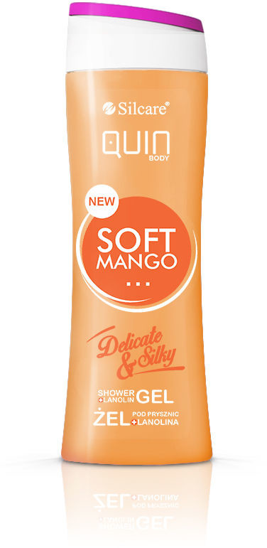 Silcare Żel do mycia ciała Quin z lanoliną 400ml - Mango