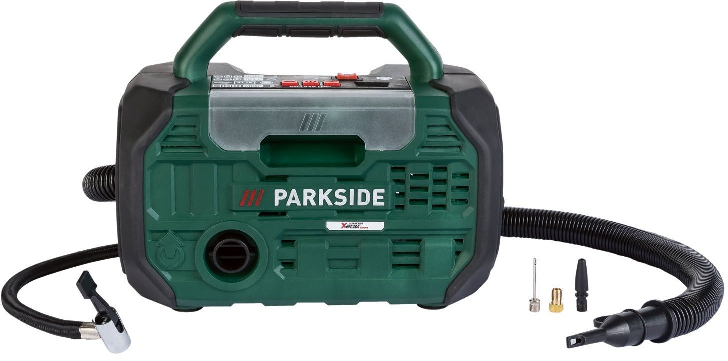 PARKSIDE PARKSIDE Akumulatorowa sprężarka 20 V i pompka PKA 20-Li A1 4055334021197
