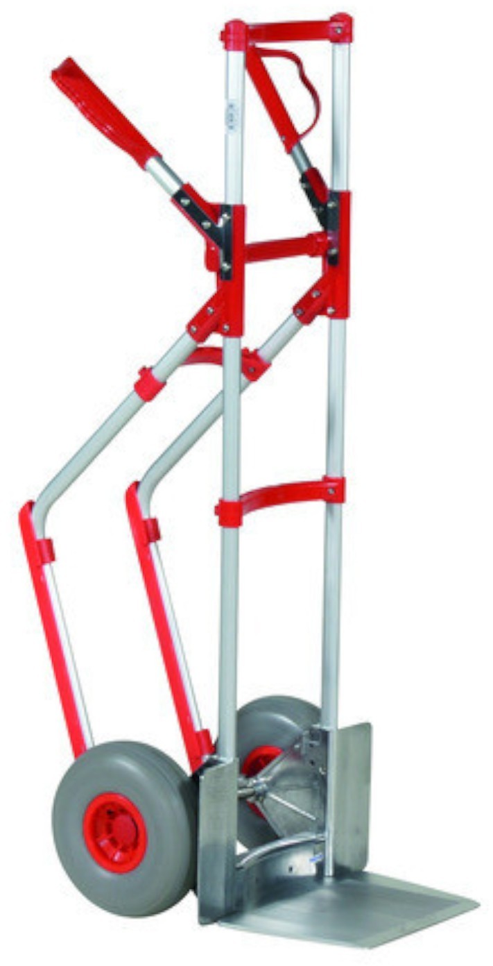 intra.se Swedmach Wysokiej Jakości Ręczny Wózek Aluminiowy, Platforma 270X370 Mm
