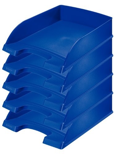 Leitz Plus kuwety na dokumenty, wysokość 7 cm, zestaw 5 sztuk, granatowy 52270035