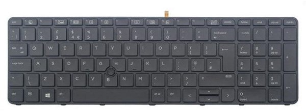 HP DualPoint - Klawiatura zamienna notebooka - 841145-031