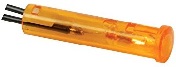VS Electronic 124031 Signal lampa, 7 MM, 220 Vac, żółty 124031