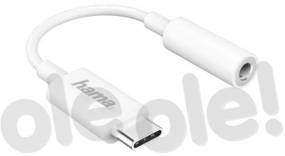 Hama 00183307 wtyczka USB-C gniazdo jac 3,5mm 183307