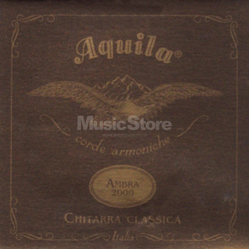 Aquila Corde Armoniche 108C - Ambra 2000, Classical Guitar String Set, Normal Tension