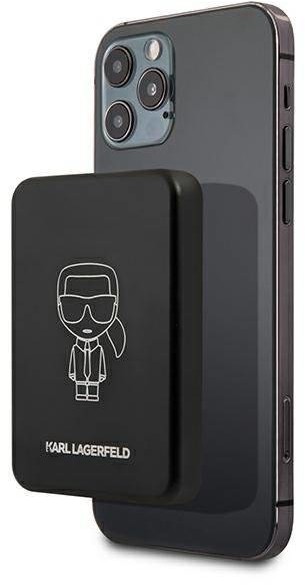 Karl Lagerfeld Karl Lagerfeld Powerbank indukcyjny KLPBMSOIBK 3000mAh MagSafe hurtel-73243-0